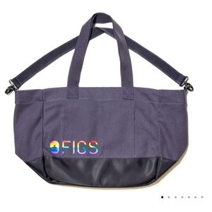 BRAND NEW FIGS Laminate Pride Rainbow Tote